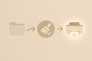 드라이버 재설치 단계 인포그래픽