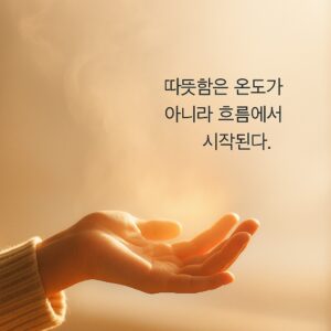 손발이 차가울 때, 따뜻함은 흐름에서 시작된다