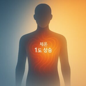 체온 1도 상승 에너지 회복