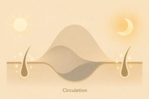 하루 루틴으로 여성 호르몬 균형을 회복하는 3단계 리듬 인포그래픽