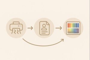 Epson 프린터 컬러 틀어짐 복구 인포그래픽