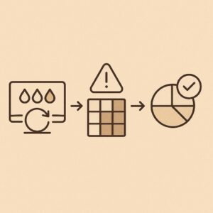 HP DesignJet 색 틀어짐 복구 절차 3단계