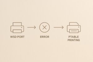 WSD 포트에서 9100 포트로 전환되는 흐름