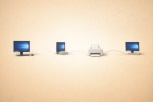 Windows 10에서 프린터 추가가 안 될 때 네트워크 연결 흐름