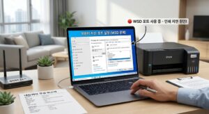 WSD 포트 느림 현상으로 인한 프린터 인쇄 지연 문제를 해결하기 위한 표준 TCP-IP 포트 설정 안내 본문 이미지