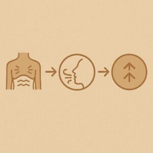 겨울에 숨이 짧아질 때 호흡 인포그래픽