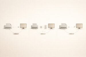 공유기에는 연결됐는데 PC에서 프린터가 안 보일 때 점검 순서