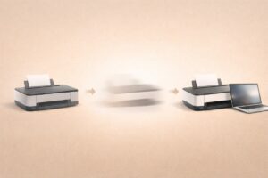 프린터 큐에서 문서가 안 지워질 때 스풀러 초기화 후 정상 인쇄로 복구되는 과정