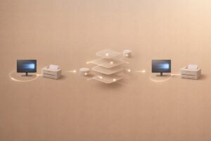 Mesh Wi-Fi 프린터 끊김 구조 설명