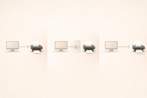 네트워크 프린터 오류 0x0000011b 해결 흐름 이미지