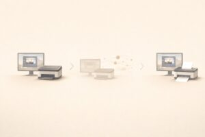 원격 데스크톱 프린터 설정 확인 과정