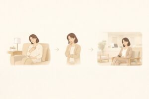 응급실 말고 외래 진료 선택 흐름