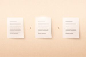 인쇄 결과가 흐릴 때 품질 설정 점검 흐름