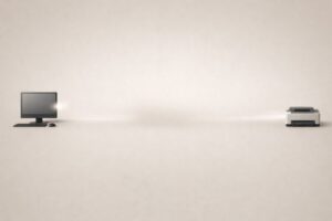 인쇄 명령 처리 단계 중단 흐름