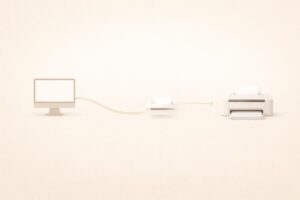 인쇄 버튼을 눌러도 반응 없을 때 점검 흐름