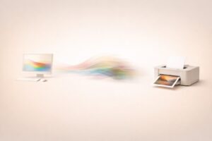 출력 색상 왜곡 색상 관리 중복 구조