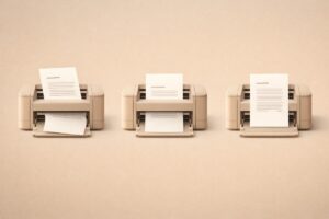 출력 정렬 문제 해결 흐름 비교