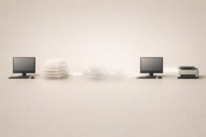 출력 큐에만 쌓이고 인쇄 안 되는 문제 해결 과정