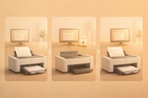 프린터 정상 특정 앱 인쇄 안됨