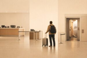 공항 대기 탑승 과정 이미지