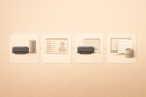 USB 프린터 연결했는데 인식 안 될 때 점검 단계 구조