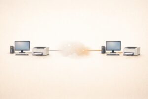 프린터가 오프라인으로 표시되지만 켜져 있을 때 포트 구조