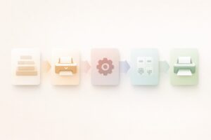 프린터 출력 문제 해결 흐름