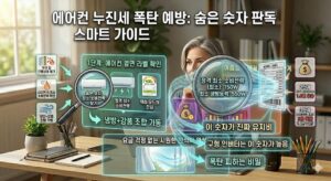 에어컨 누진세 폭탄 예방: 라벨 스티커 숨은 숫자 판독법