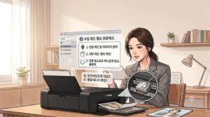 인화지 급지 오류와 화질 저하를 방지하기 위한 캐논 셀피 CP1500 내부 헤드 청소 관리법 본문 이미지