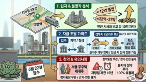 강변역 센트럴아이파크 무순위 청약 10억 시세차익 및 4억 갭투자 자금 조달 가이드 인포그래픽