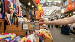 내 주변 디지털 온누리상품권 사용 매장 전통시장 가맹점 안내판