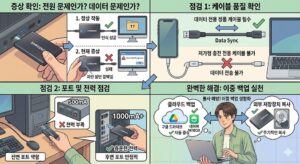 삼성 SSD T7 외장하드 인식 안됨, 원인별 셀프 점검 및 이중 백업 가이드