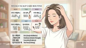 여름철 무너진 두피 장벽 회복을 위한 요일별 홈케어 루틴 정보