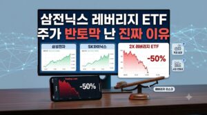 삼성전자·SK하이닉스 본주 대비 2배 레버리지 ETF의 주가 잠식 비교