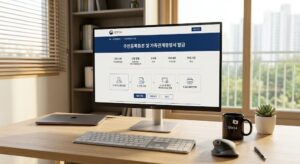 정부24 웹사이트에서 주민등록등본 인터넷 발급을 신청하고 간편인증으로 본인 확인을 진행하는 화면 안내