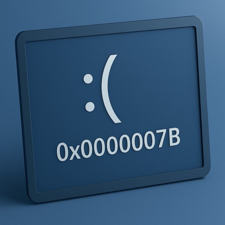 0x0000007B 블루스크린 오류 해결 방법 대표 이미지