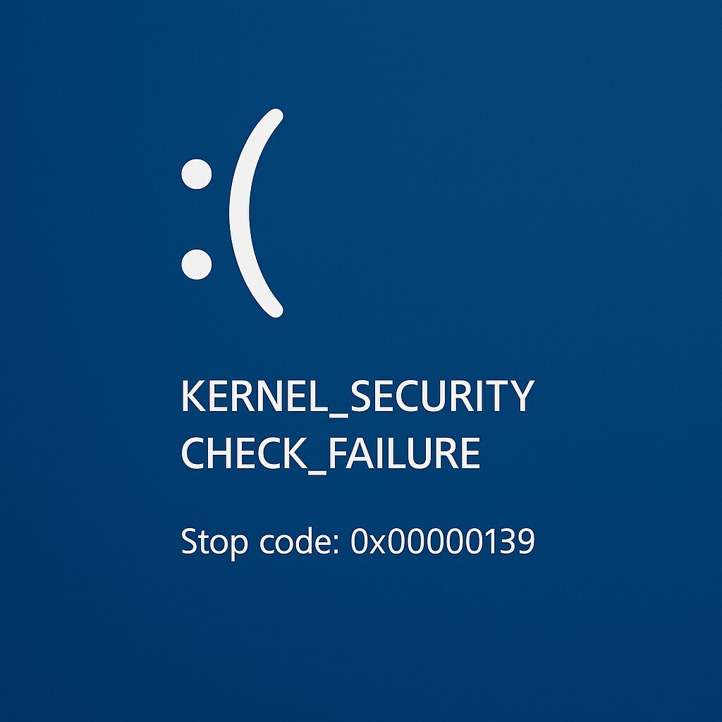 KERNEL_SECURITY_CHECK_FAILURE 오류 해결 가이드 – 갑자기 뜨는 블루스크린, 이렇게 잡는다 대표 이미지
