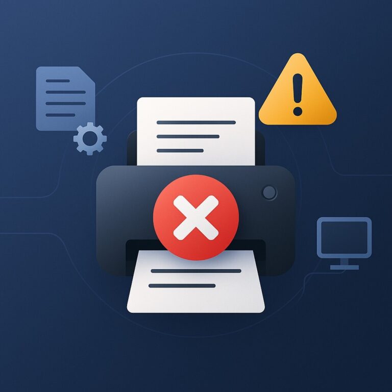 Windows 프린터 오류 0x00000709 해결 방법 – 기본 프린터 설정이 안 될 때 완전 정복 가이드