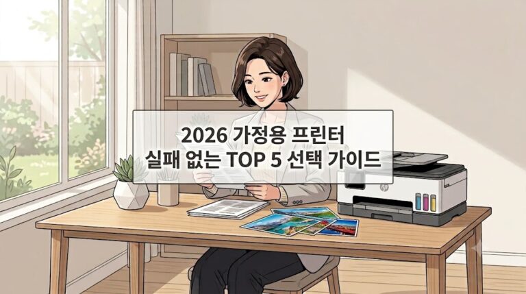 2026년 가정용 프린터 추천 홈오피스 데스크테리어 웹툰 일러스트