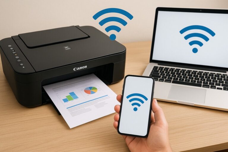Canon 프린터 Wi-Fi 연결 방법 완벽 정리 – 스마트폰부터 노트북까지 한 번에 해결! 대표 이미지