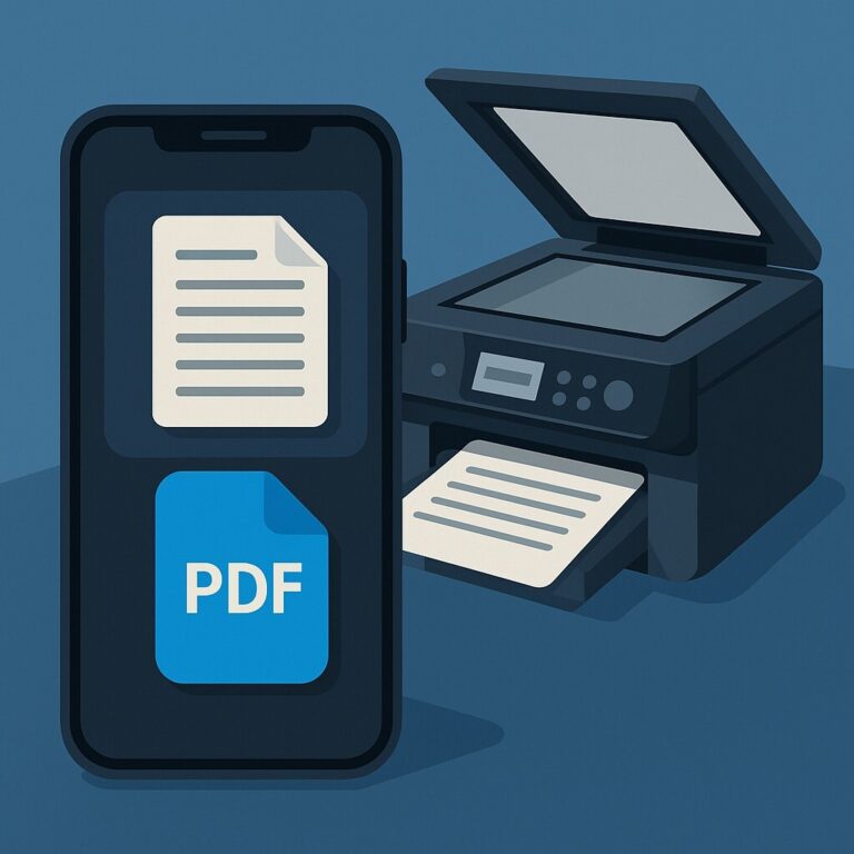 Epson Smart Panel로 스마트폰에서 스캔 후 PDF 저장하는 법 대표 이미지