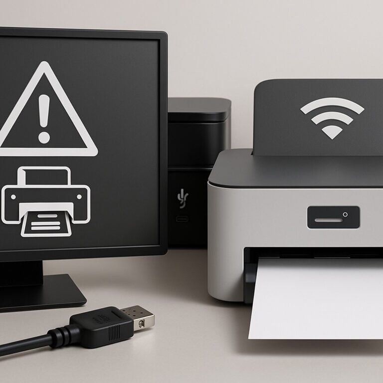 프린터 연결 안될 때 해결하는 방법 – USB & Wi-Fi 오류 완전 정리