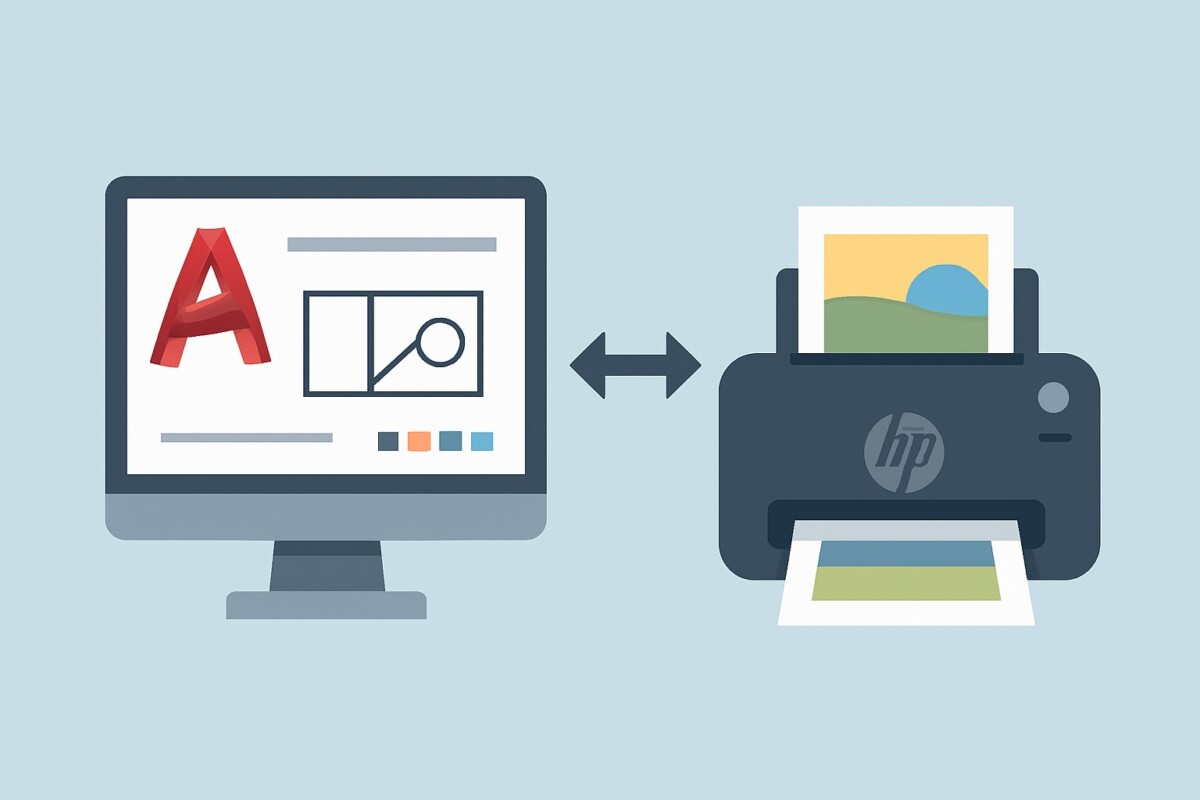 AutoCAD + HP 프린터 컬러 일치 설정 팁 대표 이미지