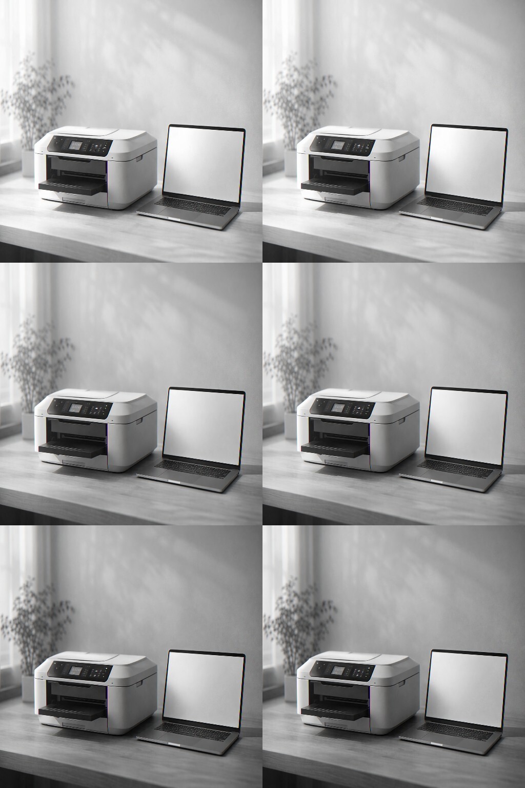 Canon PIXMA MX922 드라이버 다운로드와 설치 후 무선 Wi-Fi 연결이 완료된 프린터와 노트북 환경