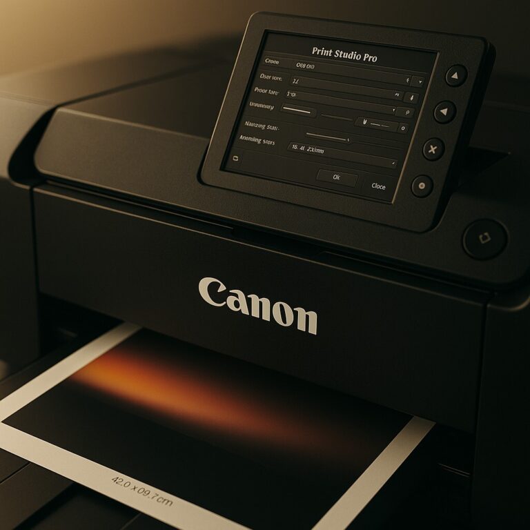 Canon Print Studio Pro 사용법 – 고급 출력 설정 완전정복