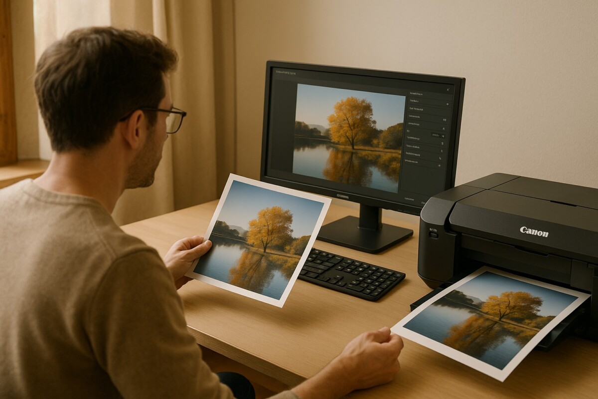 Canon 프린터 ICC 프로필 적용법으로 색 정확도를 높이는 Canon Print & Layout 설정 장면