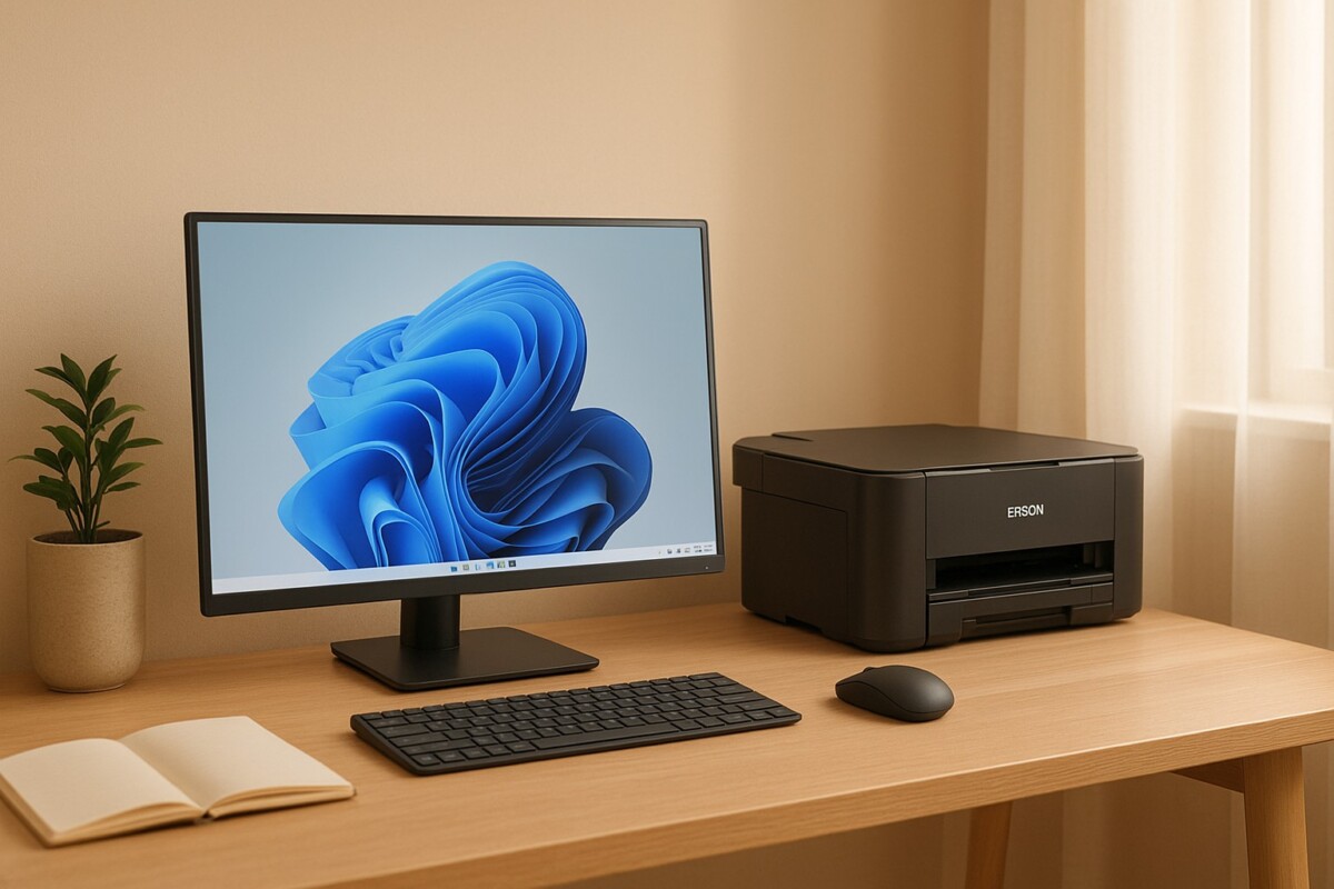 EPSON 프린터 드라이버 설치 가이드 Windows 연결 흐름