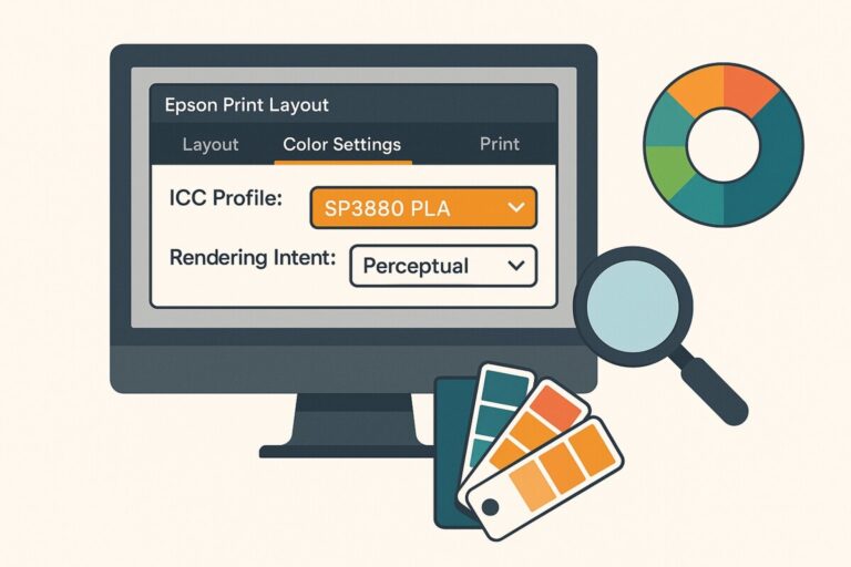 Epson Print Layout 색상 설정 심화 가이드