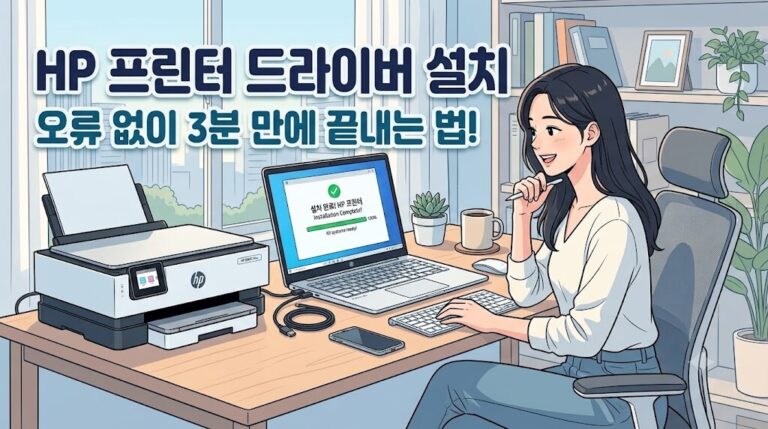 [2026 최신] HP 프린터 드라이버 설치 오류 3분 만에 완벽 해결 (Windows·macOS)