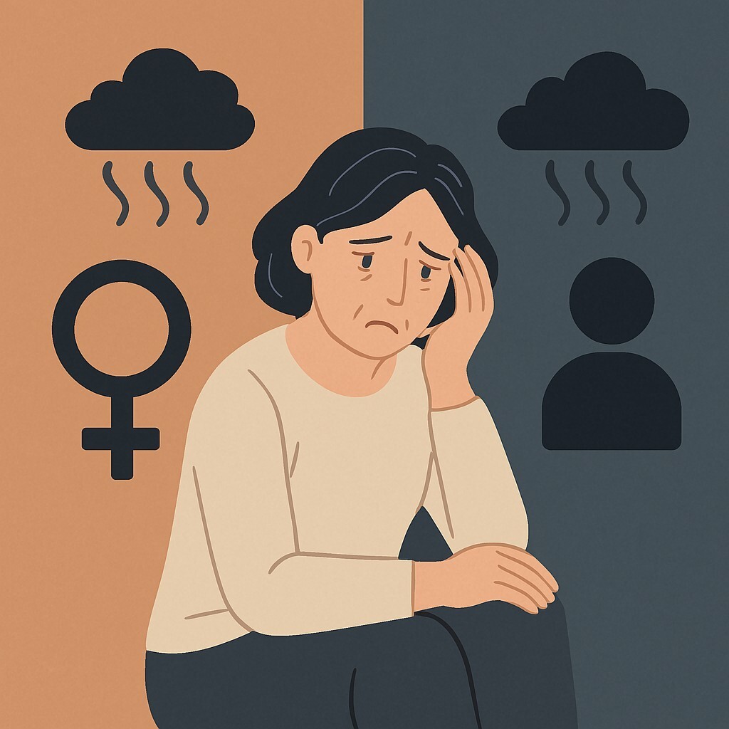 갱년기 우울증 vs 일반 우울증 – 헷갈리기 쉬운 차이 대표 이미지